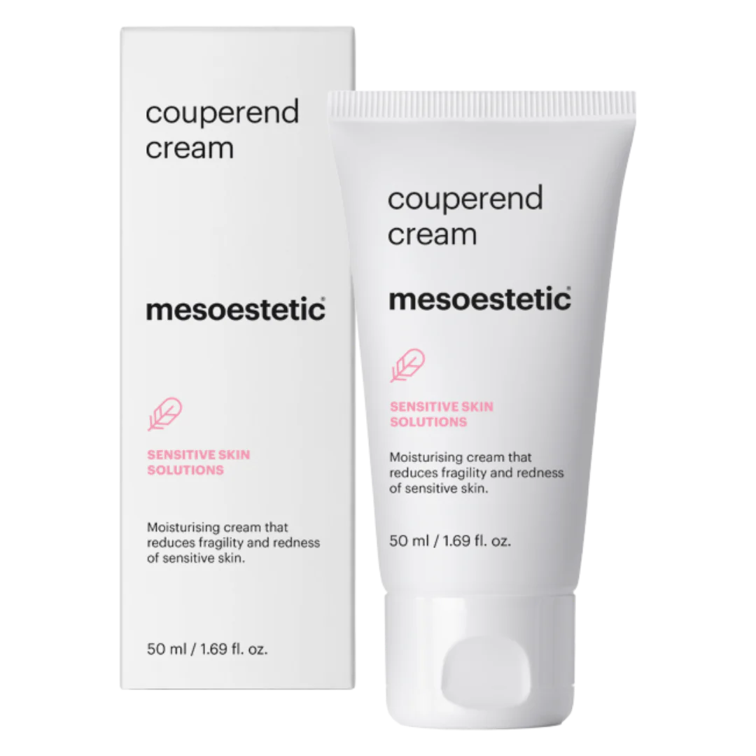 Mesoestetic Couperend Cream met verpakking