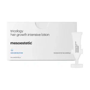 Mesoestetic Tricology Hair Growth Intensive Lotion met verpakking