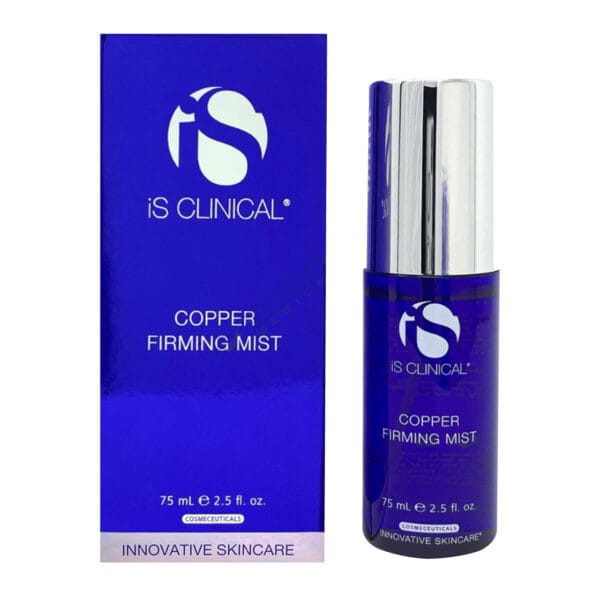 iS Clinical Copper Firming Mist met verpakking