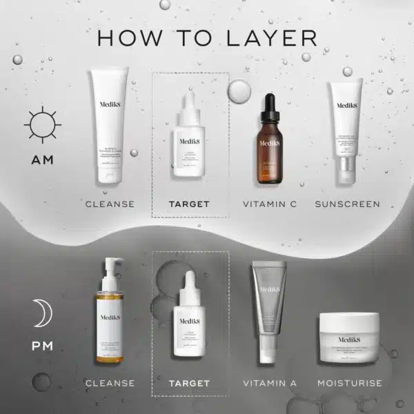 Dagelijkse huidverzorging met Medik8 Liquid Peptides serum