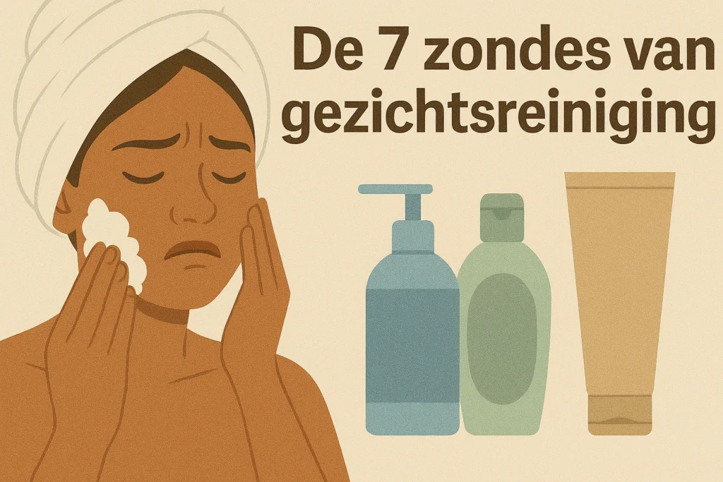 De 7 zondes van gezichtsreiniging